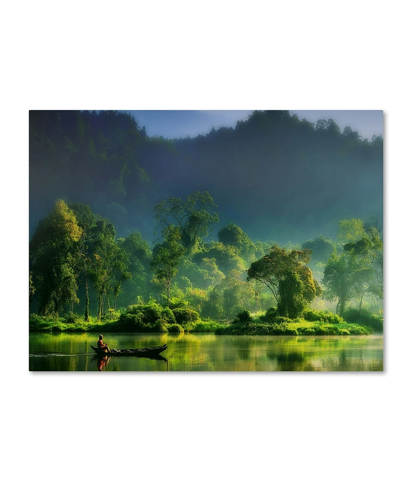 Hardibudi 'Painting Of Nature' Canvas Art