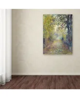 Renoir 'In The Woods' Canvas Art - 47" x 35" x 2"