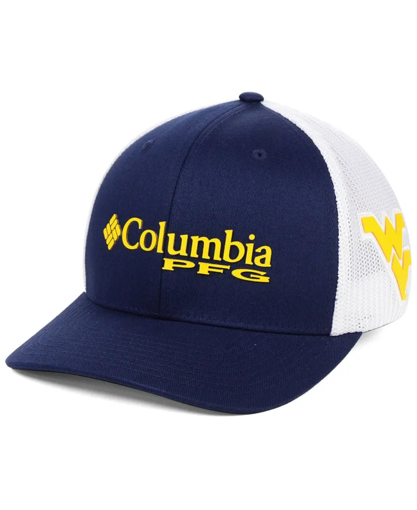 Columbia West Virginia Mountaineers Pfg Stretch Fitted Cap