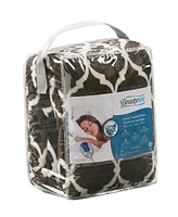 Beautyrest Ogee Plush Electric Throw, 60" x 70"