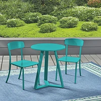 Samos Outdoor 3pc Bistro Set