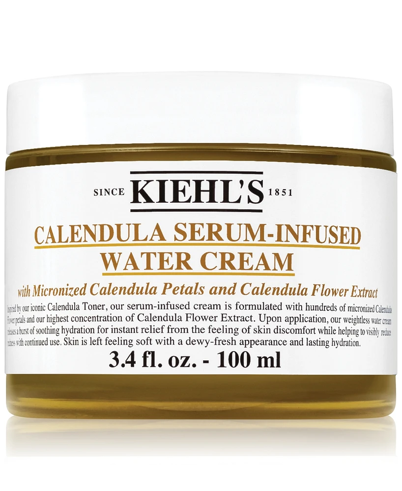 Kiehl's Since 1851 Calendula Serum-Infused Water Cream, 3.4-oz.