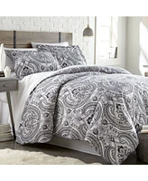 Southshore Fine Linens Classic Paisley 3-Pc. Reversible Comforter Set