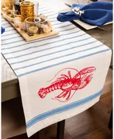 Lobster Stripe Table Runner 14" X 72"