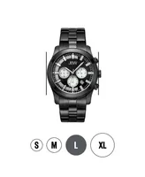 Jbw Men's Delano Diamond (1/5 ct.t.w.) Black Ion-Plated Stainless Steel Watch