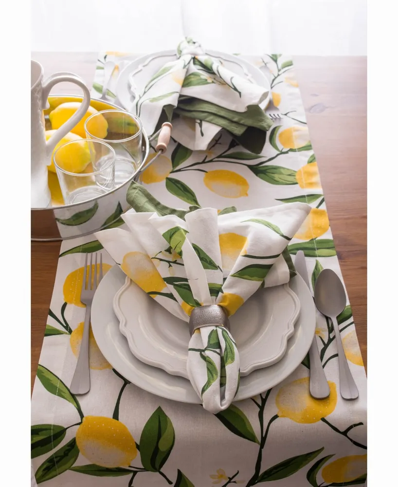 Lemon Bliss Print Napkin Set of 6