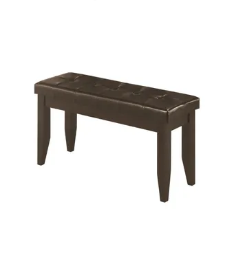 Aron Bench with Tufted Upholstered Seat