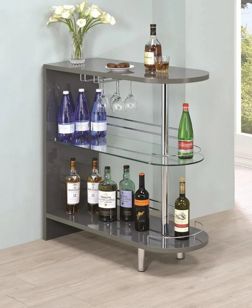Anibal 2-Shelf Bar Table