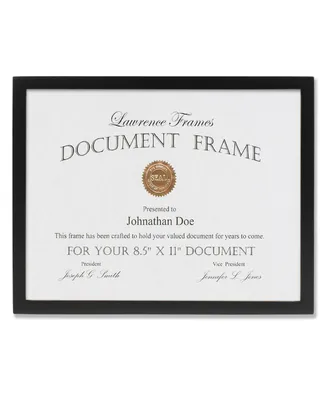 Lawrence Frames Wood Certificate Picture Frame - Gallery Collection
