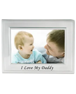 Lawrence Frames I Love My Daddy Silver Plated Picture Frame - 6" x 4"