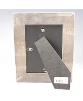 Lawrence Frames Distressed Gray Wood with White Wash Picture Frame - 5" x 7"
