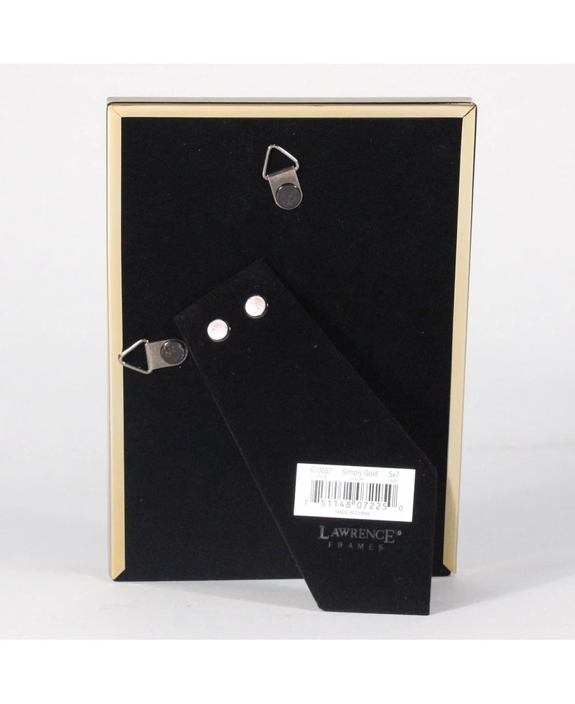 Lawrence Frames Simply Gold Metal Picture Frame