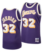 Mitchell & Ness Big Boys Magic Johnson Los Angeles Lakers Hardwood Classic Swingman Jersey