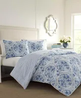 Laura Ashley Mila Comforter Set, King