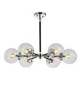 Jonathan Y Caleb 6-Light 28" Cluster Pendant