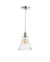 Jonathan Y Goldwater 7.5" Adjustable Drop Led Pendant