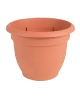 Bloem Ariana Plastic Planter w/ Self-Watering Grid, Terra Cotta Color, 16 inches