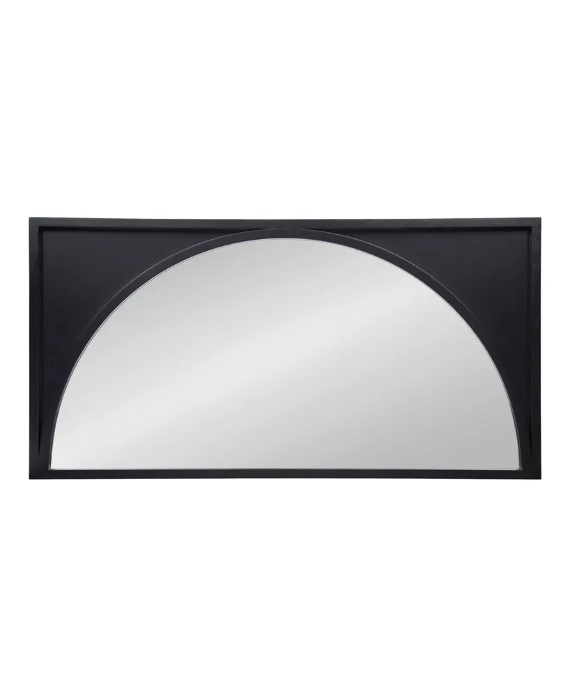 Kate and Laurel andover Wooden Wall Panel Arch Mirror