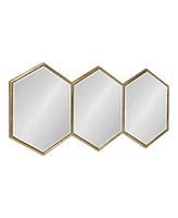 Kate and Laurel Royce Horizontal Hexagon Mirror