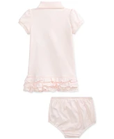 Polo Ralph Lauren Baby Girls Ruffled Trim Cupcake Dress