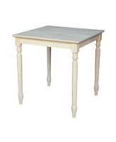 International Concepts Solid Wood Top Table