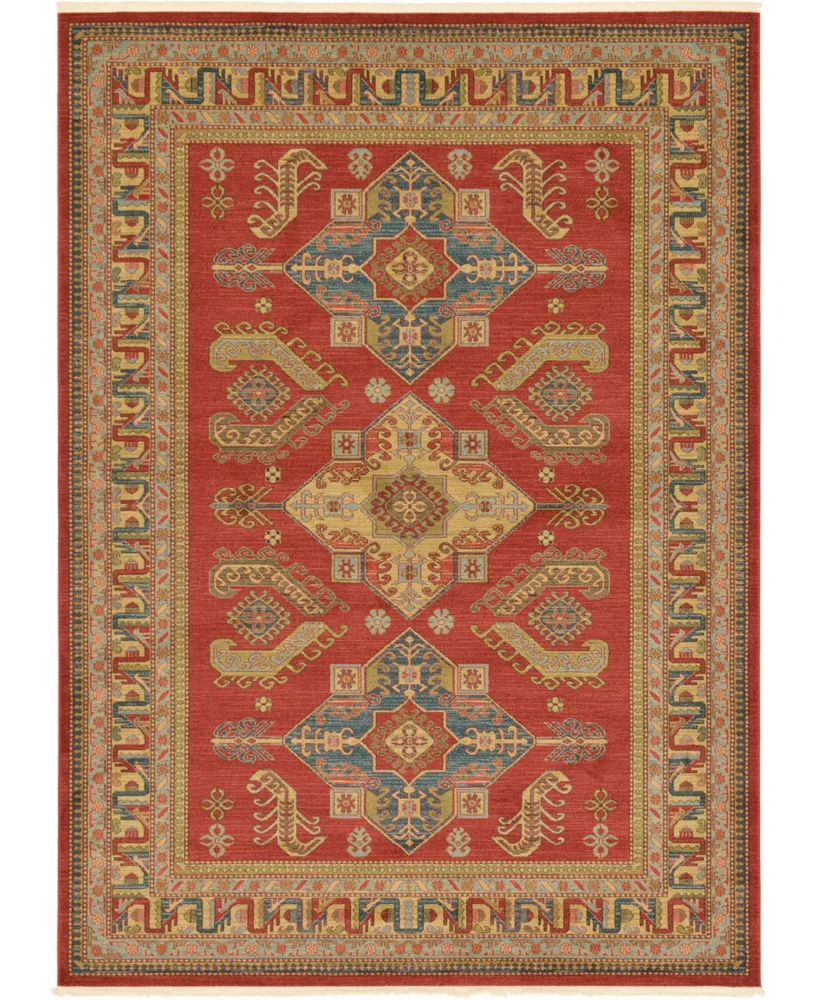 Bayshore Home Harik Har5 Red 8' x 11' Area Rug