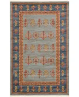 Bayshore Home Ojas Oja2 Light Blue 5' x 8' Area Rug