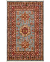 Bayshore Home Harik Har1 Light Blue 5' x 8' Area Rug