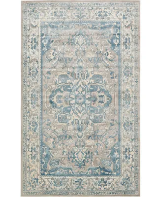 Bayshore Home Caan Can1 Tan 5' x 8' Area Rug