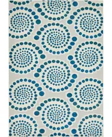 Closeout! Bayshore Home Outdoor Pashio Pas3 Ivory 7' x 10' Area Rug