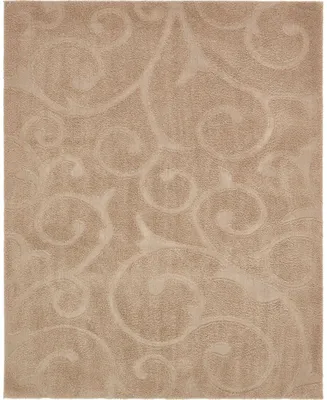 Bayshore Home High-Low Pile Malloway Shag Mal1 8' x 10' Area Rug