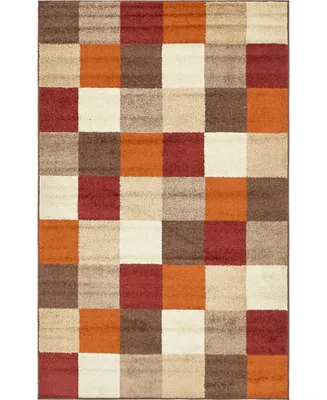 Bayshore Home Jasia Jas01 Multi 5' x 8' Area Rug