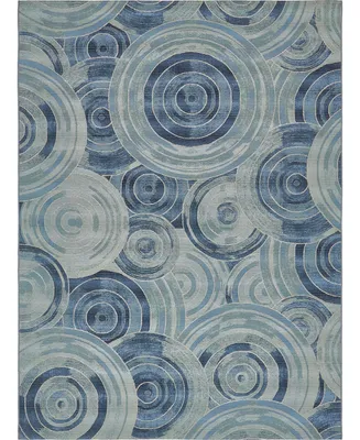 Bayshore Home Outdoor Pashio Pas1 Light Blue 8' x 11' 4" Area Rug