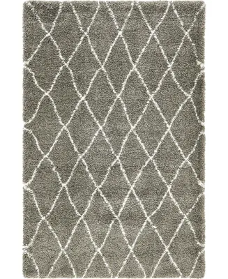 Bayshore Home Fazil Shag Faz3 5' x 8' Area Rug