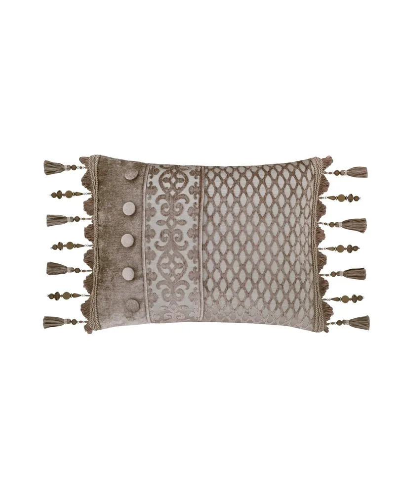 J Queen New York Sicily Decorative Pillow, 15" x 21"