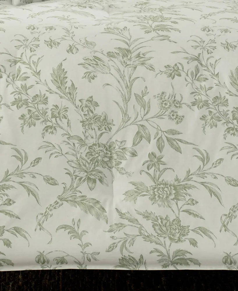 Laura Ashley Natalie Cotton Reversible 3 Piece Duvet Cover Set, King