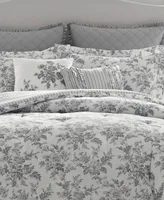 Laura Ashley Annalise Floral Comforter Set, Full/Queen