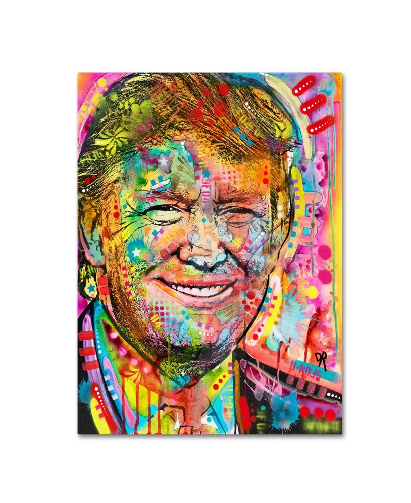 Dean Russo 'Trump' Canvas Art - 14" x 19"