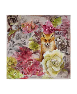 Gigi Begin 'Hiding Fox' Canvas Art - 18" x 18"