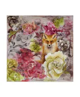 Gigi Begin 'Hiding Fox' Canvas Art - 18" x 18"