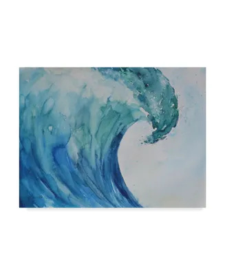 Marietta Cohen Art And Design 'Wave Nautical 2' Canvas Art - 19" x 14"
