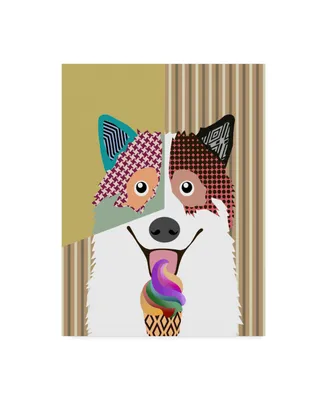 Lanre Adefioye 'Bangkaew Dog' Canvas Art - 24" x 32"
