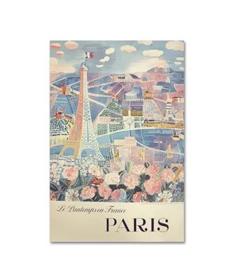 Vintage Apple Collection 'Printemps Paris' Canvas Art - 12" x 19"