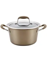 Anolon Advanced Home Hard-Anodized Nonstick 4.5-Qt. Tapered Saucepot
