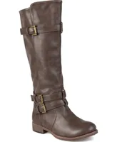 Journee Collection Women's Wide Calf Bite Boot