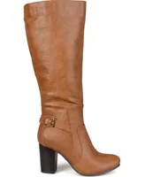 Journee Collection Women's Carver Wide Calf Boots