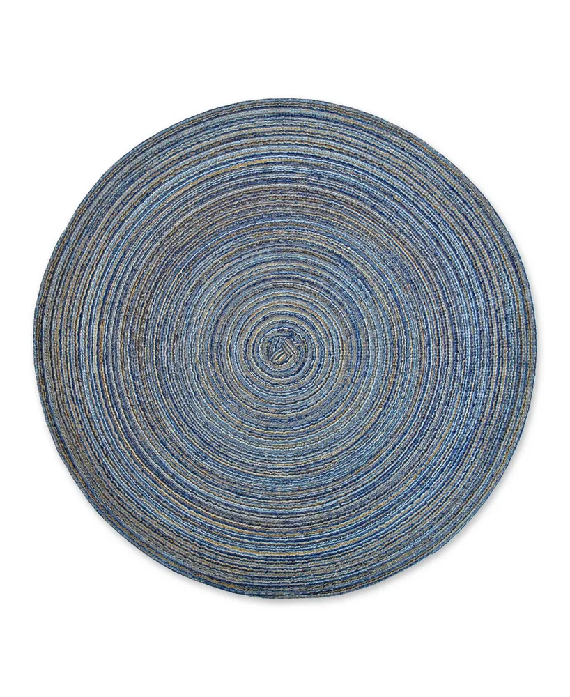 Variegated Round Woven Placemat, Set of 6