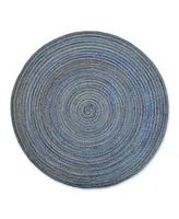 Variegated Round Woven Placemat, Set of 6