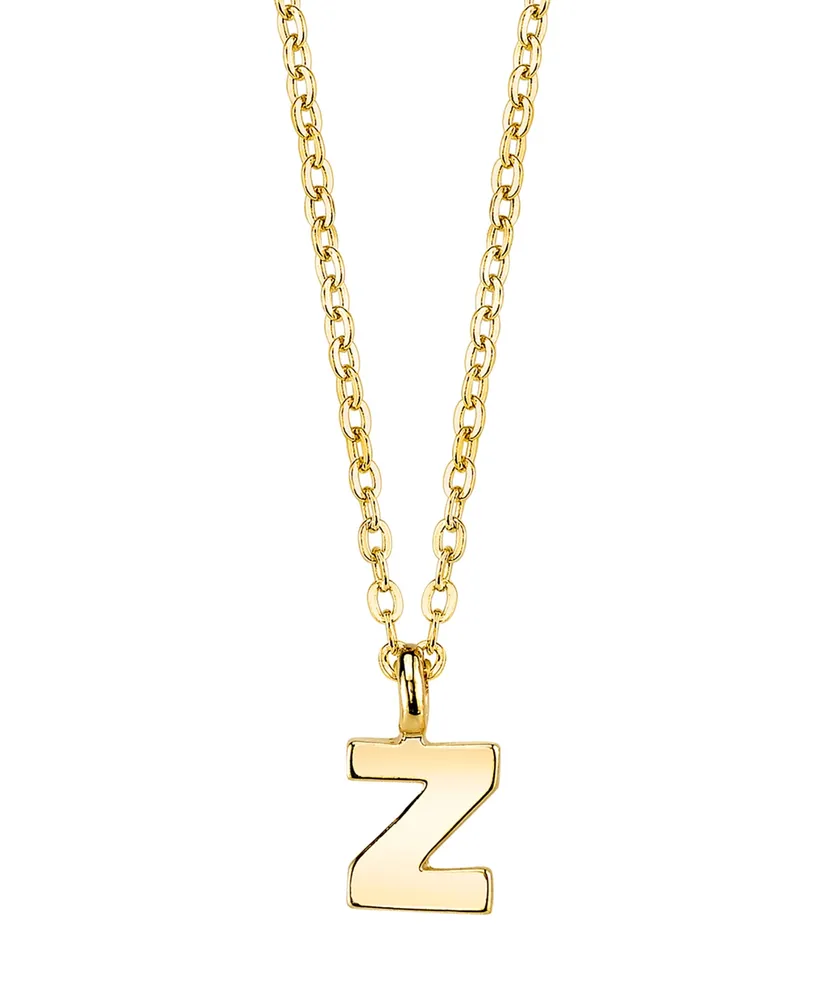2028 Gold-Tone Initial Necklace 20"