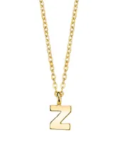 2028 Gold-Tone Initial Necklace 20"